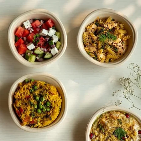 Organic Soup Bowls- 180 ml Eco-Friendly Disposable Bowls