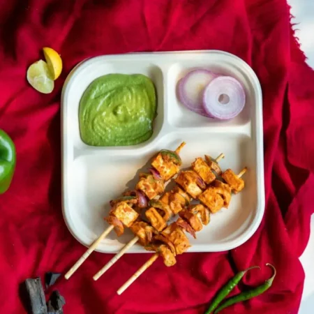 Biodegradable Meal Plates- 3 Compartments Sustainable Lunch Plates